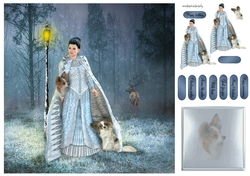lady with papillons