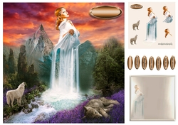 the lady of the falls