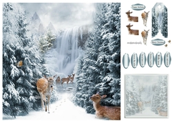 deer at the falls