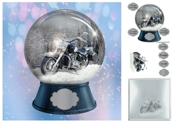 bike in a globe