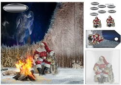 Santa and the wolves