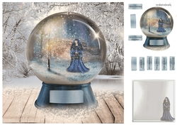 goth in a globe