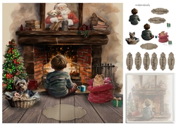by the fire