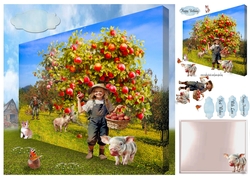 apple picking on the farm