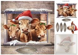 Christmas Cows