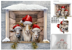 Christmas goats