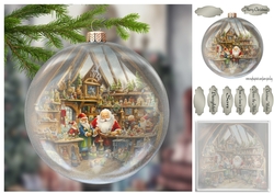 Santas workshop Bauble
