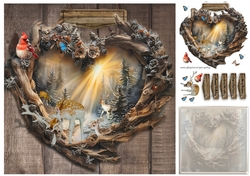 wooden heart