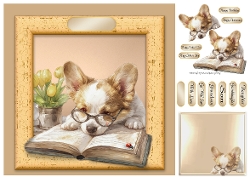 dog reading 
