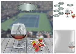 tennis glass