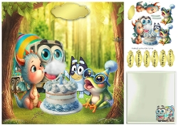 bluey and friends
