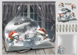 Christmas dolphins