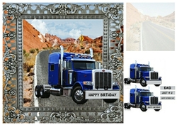 blue truck
