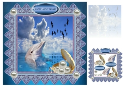 dolphin and pearls