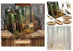 deer at play