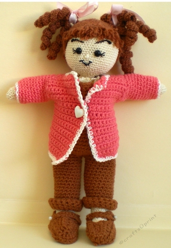 Amigurumi Chamindika Crochet Doll with Outfits