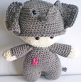 Amigurumi Elephant Onesie Doll