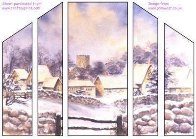 Winter in the Cotswolds Theatre Fold Card