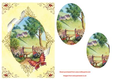 Cotswold Farm Step by Step Oval Pyramid with Frame