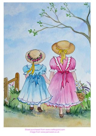 Original Watercolour Painting - Spring Walk