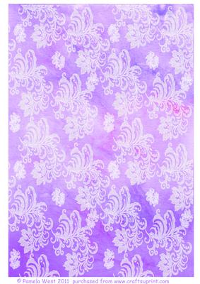 Lilac Silk with Lace Watercolour Background
