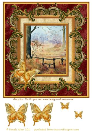 Autumn in the Woods Decoupage Kit