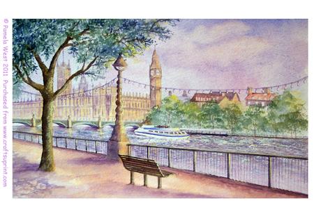 Original Watercolour Painting of Big Ben