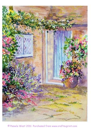 Cottage Door 1 - Original Watercolour Painting