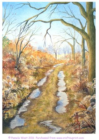 Country Lane - Original Watercolour Painting