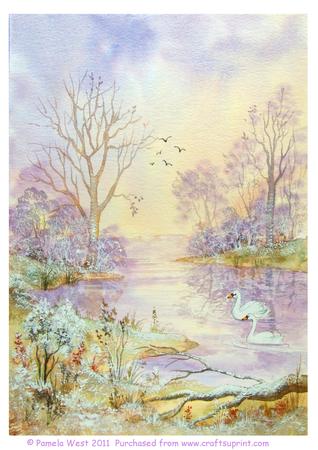 Frosty Morning Original Watercolour Painting