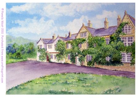 Inn at Wherewell Original Watercolour Painting