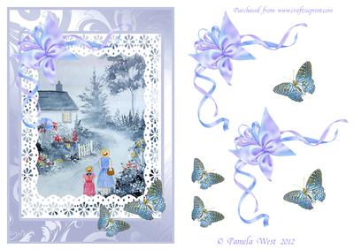 Country Walk Watercolour Step by Step Decoupage