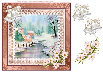 8x8 Snowy River Decoupage