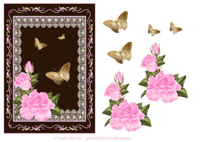 Roses, Butterflies and Lace Step by Step Decoupage
