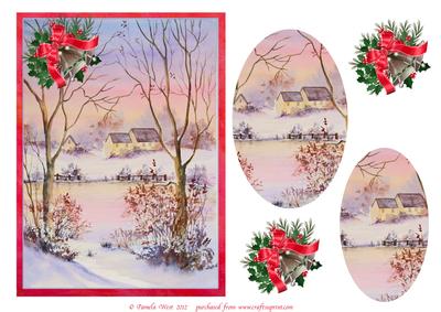 The Frozen Pond Step by Step Topper