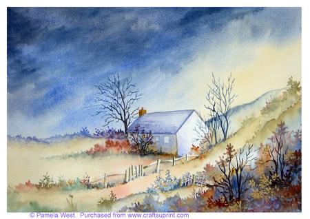 Storm Clouds. Original Watercolour Painting