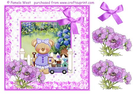 Tilly in Her Garden Mini Kit with Topper an Insert