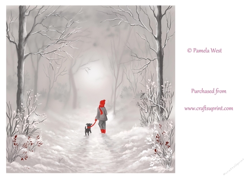 Walking the Dog Original Art, Designer Resource
