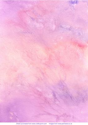 Pink Marble Watercolour Vellum