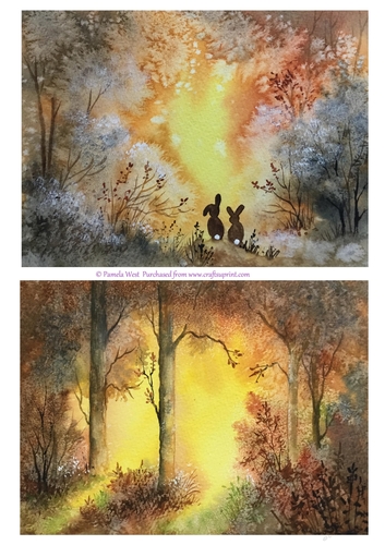2 Autumn Watercolours Designer Resources