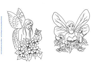 Angel and Fairy Digi Stamps