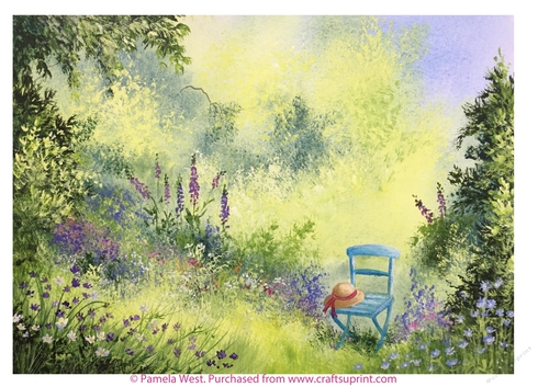 A Little Bit of Heaven  Original art for Designer resource or Card topper