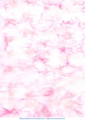 Pink Salt Sprinkle Watercolour Vellum