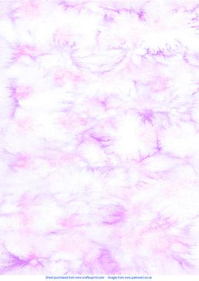 Purple Salt Sprinkle Watercolour Vellum