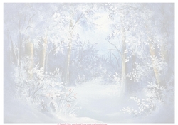 Blue Winter 2 Watercolour background