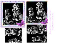 Best Friends Black and White Card
