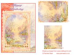 Frosty Morning Pyramid Card