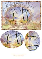 Misty Morning Step by Step Decoupage