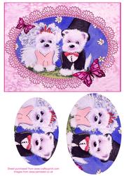Westie Wedding Step by Step Decoupage Card