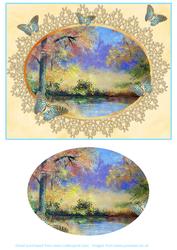 Autumn Splendour Decoupage with Butterflies